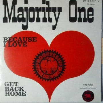 Majority One - Because I Love - Single, Verzenden, Nieuw in verpakking