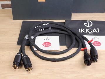 IKIGAI Kangai high end silver-gold audio power cables 1,8 me, Ophalen of Verzenden, Gebruikt, Overige kabels
