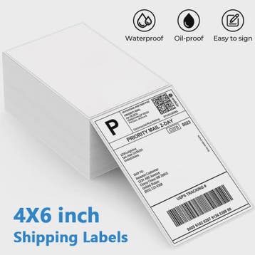 4x6 Inch Thermische Verzendlabels - 500 Stuks - Barcode & Lo, Verzenden, Nieuw