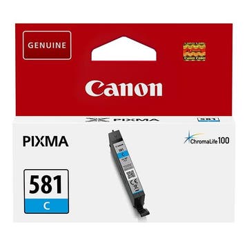 Canon CLI-581C inktcartridge cyaan (origineel), Verzenden, Nieuw, Cartridge, Canon