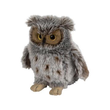 Nature Planet oehoe uil knuffel - pluche - 18 cm - vogel, Verzenden, Nieuw