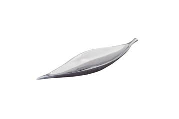 Handgemaakte decoratieve kom SILVER LEAF 41cm zilver, Ophalen of Verzenden, Nieuw