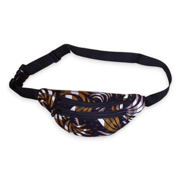 Afrikaanse print heuptasje / Fanny pack - Mix Bruine Feather, Ophalen of Verzenden, Nieuw