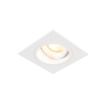 Smart inbouwspot wit vierkant incl. wifi GU10 - Chuck, Verzenden, Nieuw