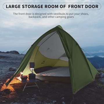 Naturehike Cloud Up Pro 1-Persoons Lichtgewicht Trekking Ten