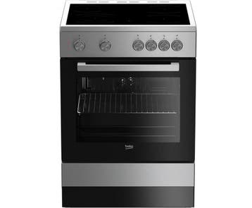 Beko FSM67010GX fornuis Vrijstaand fornuis Keramisch, Ophalen of Verzenden, Nieuw, 95 cm of meer