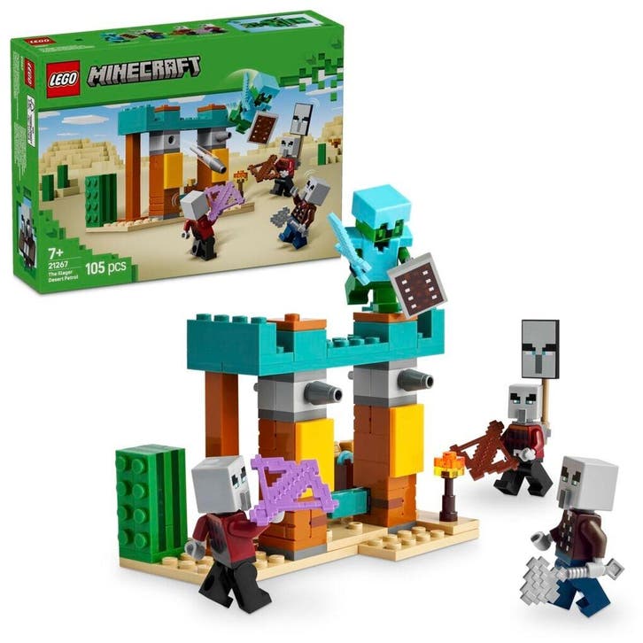 LEGO Minecraft 21267 De Illagers in de Woestijn, Kinderen en Baby's, Speelgoed | Duplo en Lego, Nieuw, Lego, Verzenden