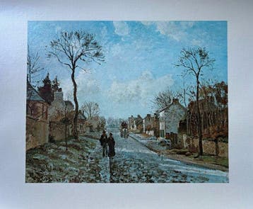 Camille Pissaro (1830-1903) - La route de Louveciennes