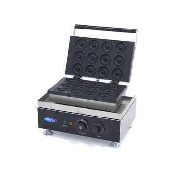 Donutmaker - 12 Mini Donuts - Ø 5 cm - Ingebouwde Timer, Verzenden, Nieuw in verpakking, Overige typen