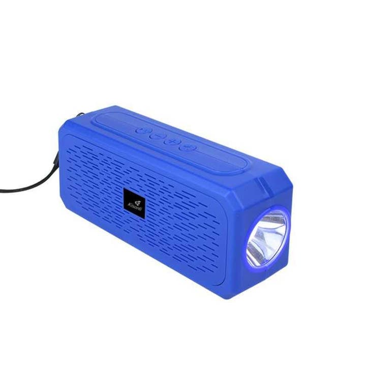 Kisonli KS-1995 Bluetooth Speaker met Zaklamp – Blauw (Nieuw, Audio, Tv en Foto, Overige Audio, Tv en Foto, Nieuw, Verzenden