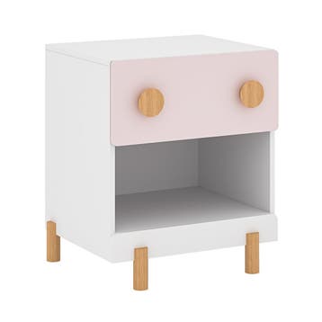 Kindernachtkastje Vaarentaa met lade en open vak 47x40x35 cm, Huis en Inrichting, Verzenden, Nieuw