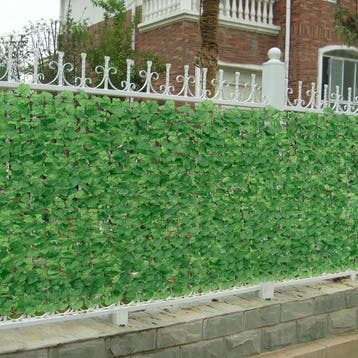 Tuinhek Efeu met kunstmatige bladeren 300x150 cm groen [neu., Verzenden, Nieuw