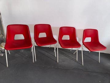 IKEA - Niels Gammelgaard - Stoel (4) - kunststof - IKEA/