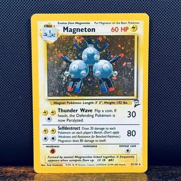 Pokémon Card - Magneton Holo 9 – Pokémon, Nieuw