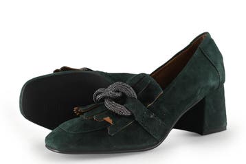 Manfield Pumps in maat 37 Groen, Pumps, Verzenden, Zo goed als nieuw, Manfield