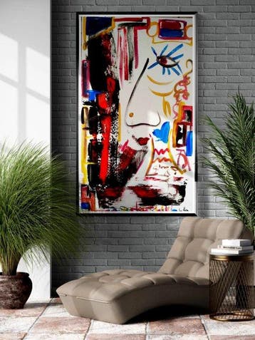 Luc Mora - Miss abstract summer colours - XXL
