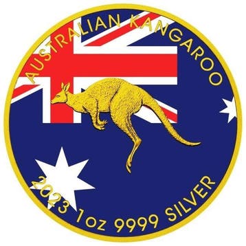 Australië. 1 Dollar 2023 1 oz Australian Silver Kangaroo