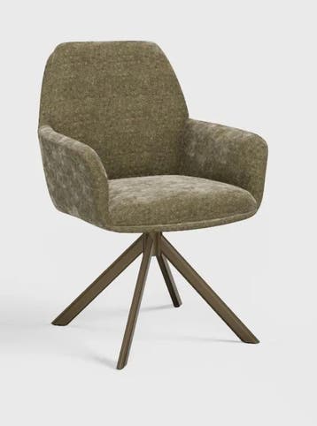 Eetkamerstoel Riga | Khaki | Moods Collection, Ophalen of Verzenden, Nieuw