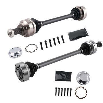 2x aandrijfas achter L+R geschikt voor BMW 1-serie E81 E8..., Verzenden, Nieuw, BMW