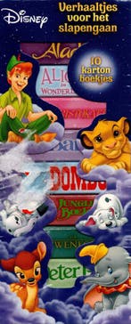 Disney – Verhaaltjes voor het slapengaan (10 karton boekjes), Verzenden, Zo goed als nieuw