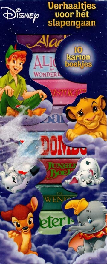 Disney – Verhaaltjes voor het slapengaan (10 karton boekjes), Boeken, Verzenden, Zo goed als nieuw