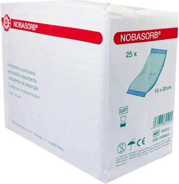 Absorberend verband Nobasorb - Niet steriel - 10 x 20 cm -, Verzenden, Nieuw