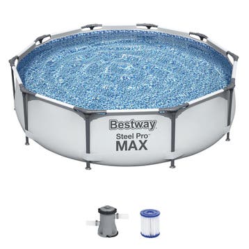 Steel Pro Max zwembad 305x76 cm (set), Verzenden, Nieuw