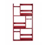 *WOONWINKEL* Dutchbone Myron Muur Wijnrek Rood Hout, Huis en Inrichting, Woonaccessoires | Wijnrekken, Verzenden, Nieuw