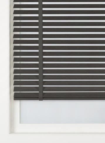 HEMA Jaloezie hout bamboe 50mm antraciet van €167 voor sale, Verzenden, Nieuw