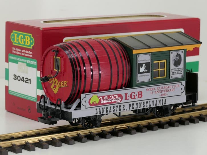 LGB 30421 15th anniversary Model Railroad Club 1993 limit..., Hobby en Vrije tijd, Modeltreinen | Overige schalen, Overige typen