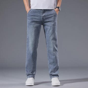 Herfst/Winter Heren Jeans: Losse Pasvorm Rechte Pijpen met R, Verzenden, Nieuw