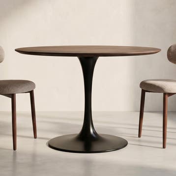 *WOONWINKEL* Kare Design Invitation Ronde Eettafel Walnoot 1, Verzenden, Nieuw