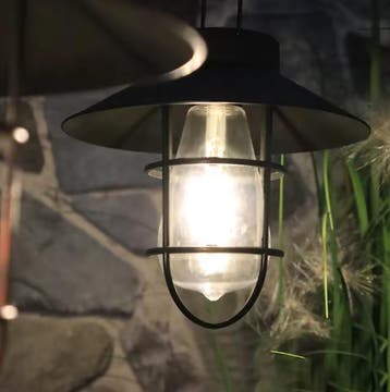 Solar Wolfraam LED Lantaarn – Hanglamp, Waterdicht en Retro, Verzenden, Nieuw