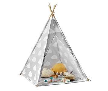 2dekans | SoBuy Kindertipi Speeltent met Vloermat -, Ophalen of Verzenden, Zo goed als nieuw
