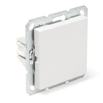 Blindplaat | Q-link | S-Line (Blind, Wit), Verzenden, Nieuw