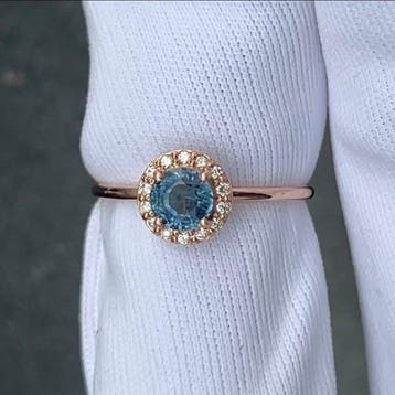 Zonder minimumprijs - Ring - 14 karaat Roségoud, 1,67 gram, Nieuw