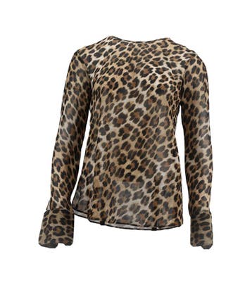 Mango Blouse in maat M Panter, Kleding | Dames, Mango, Verzenden, Zo goed als nieuw, Overige kleuren