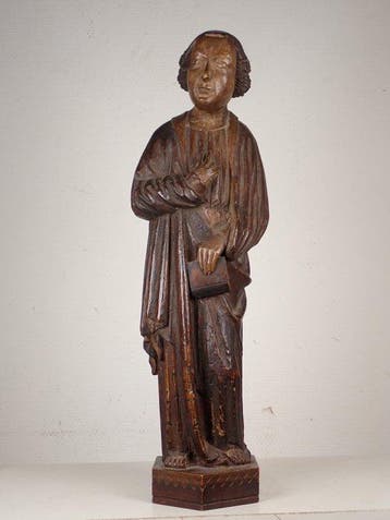 Figuur - Saint John the Evangelist - 54 cm - Hout