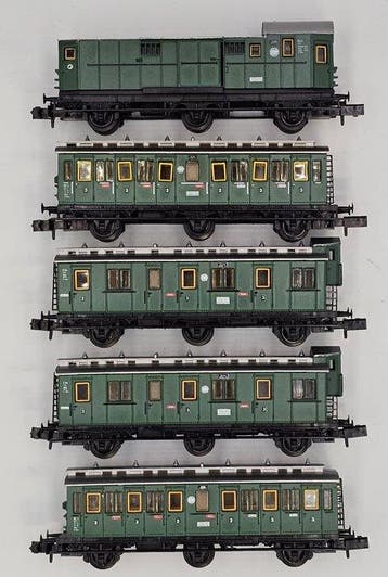 Arnold N - 3045, 3046, 3047 - Modeltrein personenwagen (5) -, Nieuw