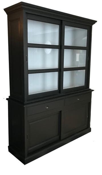 Buffetkast antraciet Ermelo 160cm, Ophalen of Verzenden, Nieuw