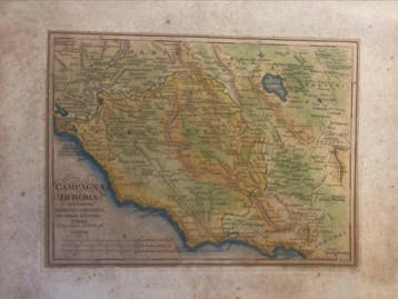 Italië - Lazio, Abruzzo en Campanië.; Bartolomeo Borghi, Boeken, Atlassen en Landkaarten, Nieuw