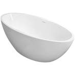 Wiesbaden Oval Vrijstaand Ligbad - 170x78cm - Acryl Mat Wit, Ophalen of Verzenden, Nieuw