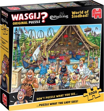 Wereld Van Sindbad! - 1000 stukjes - Wasgij Original, Ophalen of Verzenden, Nieuw