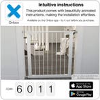 Babydan Premier All-in One Wit 73,5-119 cm | Klemhek 0-6, Ophalen of Verzenden, Nieuw