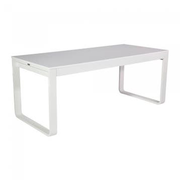 Eettafel Flow Dinner | Aluminium/Melamine | Wit | 2 Formaten, Verzenden, Nieuw in verpakking