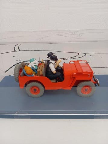 Hergé 1:24 - Modelauto - N°6– Jeep rouge - LOr Noir, Boeken, Strips | Comics, Nieuw