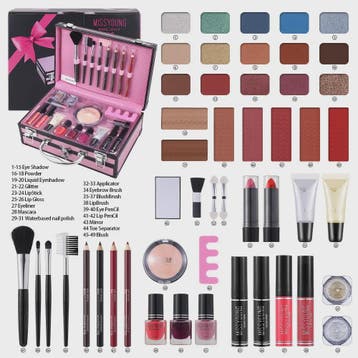 Professionele Make-up Koffer: Complete Make-up Set met Oogsc, Verzenden, Nieuw