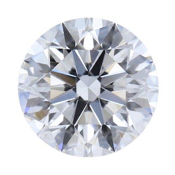 1 pcs Diamant (Natuurlijk) - 0.76 ct - Rond - E - VVS1 -, Nieuw