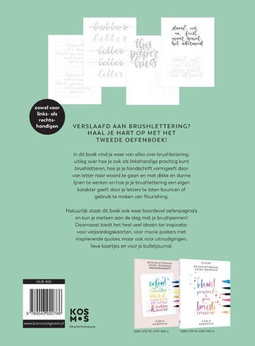 Brushlettering voor iedereen Oefenschrift 2 - Carla Kamphuis, Verzenden, Zo goed als nieuw, Carla Kamphuis