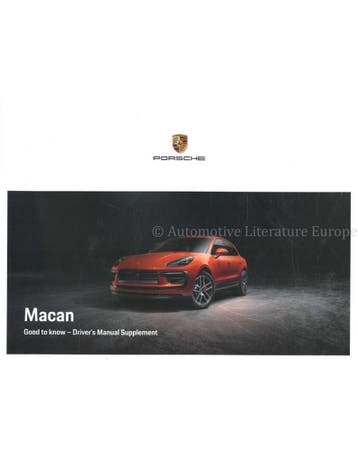 2023 PORSCHE MACAN AANVULLEND INSTRUCTIEBOEKJE, Auto diversen, Handleidingen en Instructieboekjes